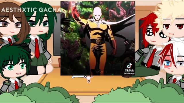My Hero Academia react to M!Y/N as Genos || GCRV || Gacha Club Reaction Video || смотреть онлайн