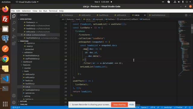 CRUD with React Redux Toolkit Firebase : Get All List Data Firestore Database #7 смотреть онлайн