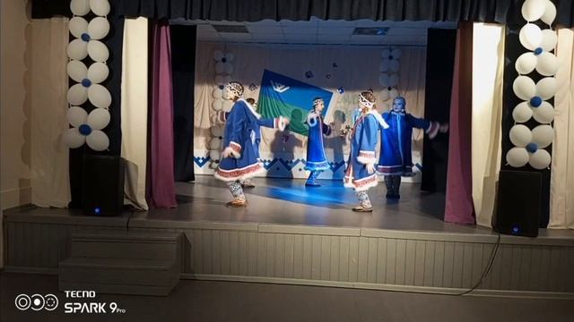 хантыйский стилизованный танец "Красота природы" коллектив "Серебро Дождя" село Ванзеват смотреть онлайн