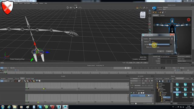 Настройка пальцев бипеда в Motionbuilder смотреть онлайн