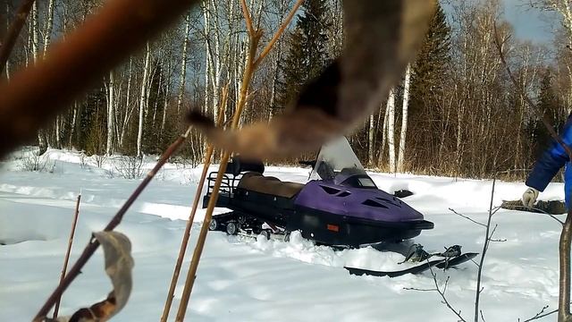 СНЕГОХОД ТАЙГА ПАТРУЛЬ Ремонт в полевых условиях Обрыв рулевого рычага. смотреть онлайн
