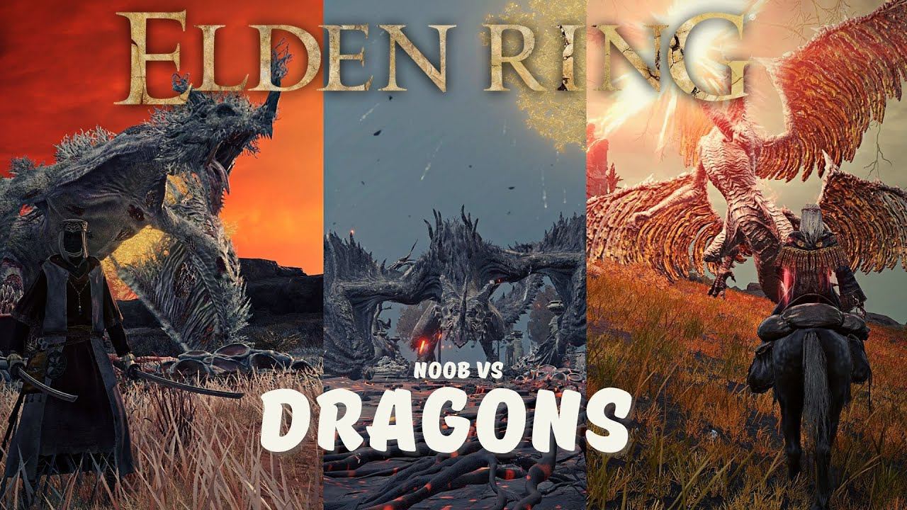 Elden Ring - Dragons Bosses (No Hit). смотреть онлайн