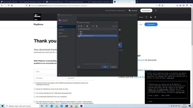 WSL2 + PHPStorm. Как работать с файлами прямо в подсистеме смотреть онлайн