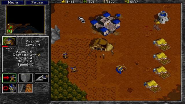 Warcraft 2 Human Campaign. Mission 14: The Great Portal, part 1 of 3 смотреть онлайн