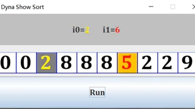 Java Selection Sort Dynamic Procedure смотреть онлайн