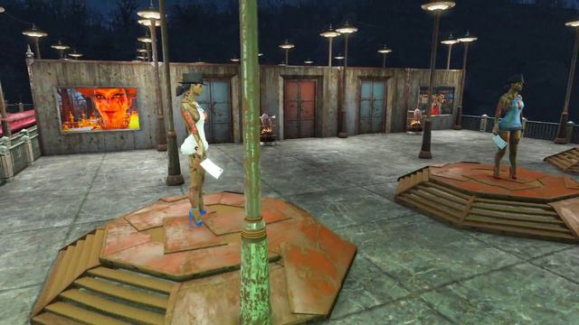 Fallout 4 - Nora Watch Operators Making Dinner With Fresh Minuteman Meat - 1 - French смотреть онлайн