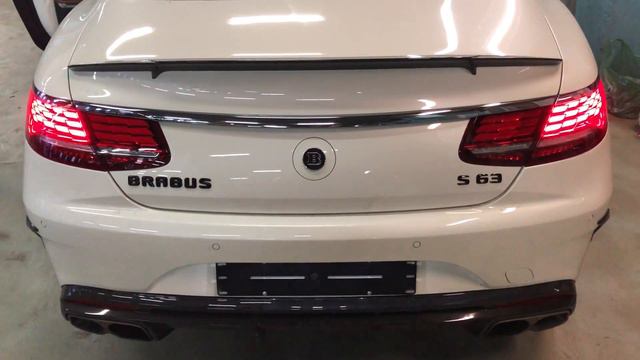 o-led rear lamp in mercedes W217 2015 смотреть онлайн