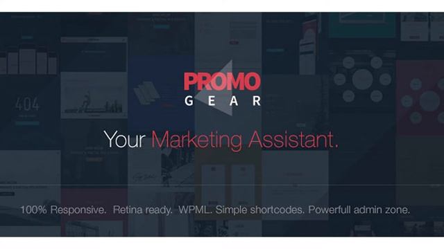 PromoGear — Creative One Page Multipurpose Theme | Themeforest Website Templates and Themes смотреть онлайн