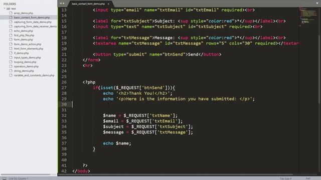 PHP and MySQL Lesson 8.2 Capturing Form Data with PHP (Part 2) Form Handling смотреть онлайн