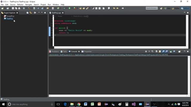 Eclipse C++ Nothing Printing to Console Fix смотреть онлайн