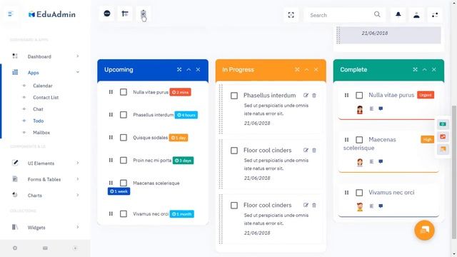 LMS Dashboard Web App Bootstrap 5 Admin Template with Light Theme смотреть онлайн