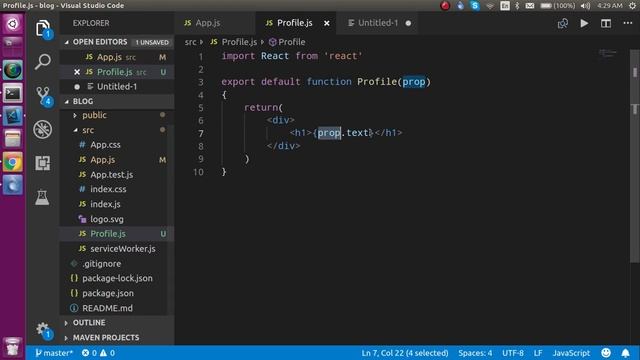 React js Hindi Tutorial #8 Props смотреть онлайн