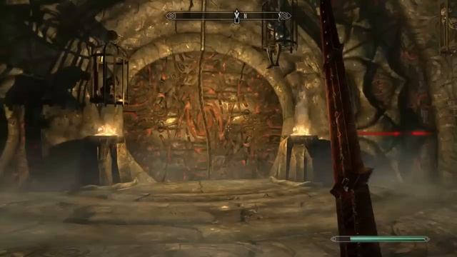 TES 5: Skyrim #Dragonborn - Клинок Бладскал открываем дверь смотреть онлайн