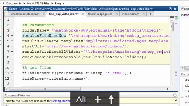 Alt Up Down Keyboard Shortcut in MATLAB Editor - Stuart's MATLAB Videos смотреть онлайн