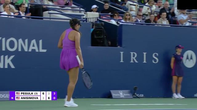 Jessica Pegula Vs. Amanda Anisimova | 2024 Toronto Final | WTA Match Highlights