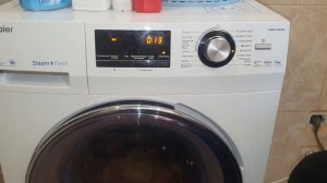 Стиральная машина узкая #HAIER HW60 10636A Деликатная 800 об/мин неделю купить отжим полоскание? ☹️