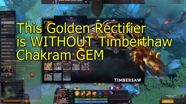 Timbersaw Golden Rectifier + Timberthaw Chakram Gem bugs смотреть онлайн