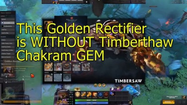 Timbersaw Golden Rectifier + Timberthaw Chakram Gem bugs
