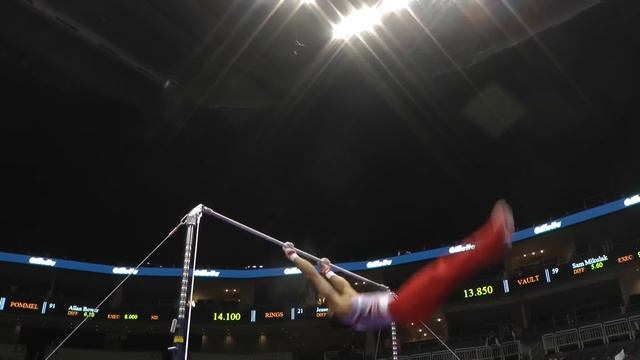 Jake Martin – Horizontal Bar – 2014 P&G Championships – Sr. Men Day 2 смотреть онлайн
