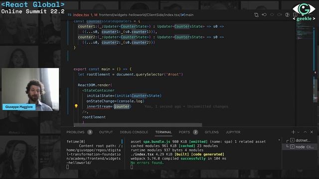 React Global Online Summit 2022 - Talk Giuseppe Maggiore смотреть онлайн