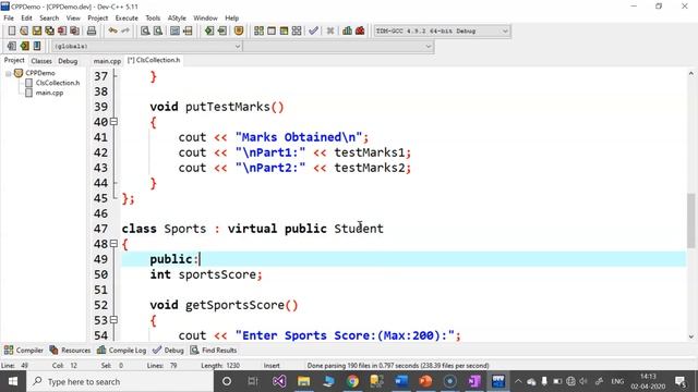 Virtual Base Class In C++ смотреть онлайн