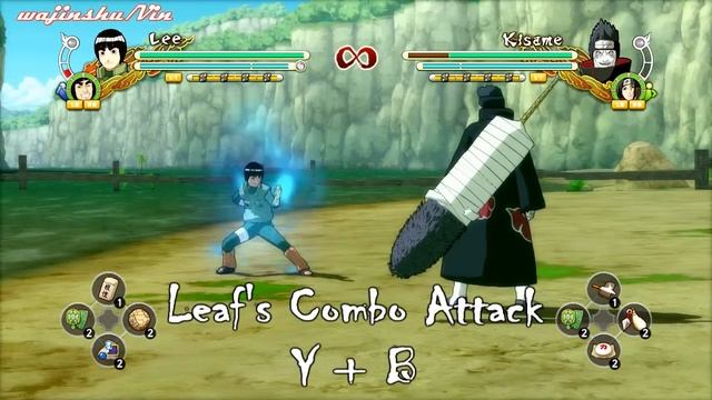 Naruto Ultimate Ninja Storm 3 Rock Lee Complete Moveset with Command List смотреть онлайн
