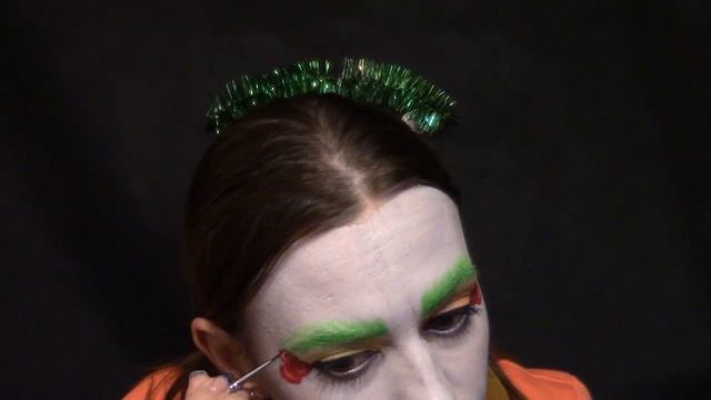 Грим "Рождественский клоун". Christmas clown makeup tutorial смотреть онлайн