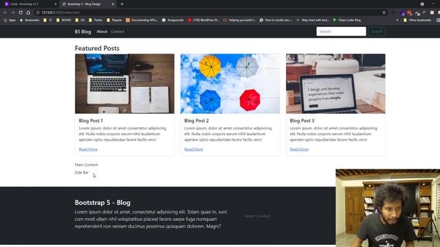 33.6 Blog Design With Bootstrap 5 - Main Content Layout | মেইন কন্টেন্ট লে-আউট | HM Nayem смотреть онлайн
