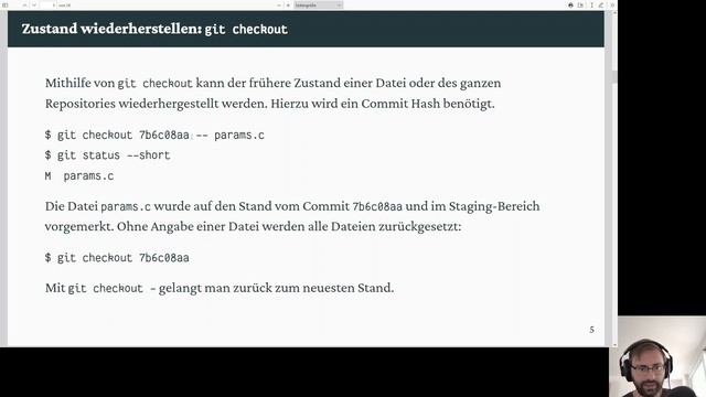 9: git checkout und git reset смотреть онлайн