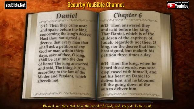 27 New | DANIEL KJV Bible | Audio and Text | by Alexander Scourby | God is Love and Truth. смотреть онлайн