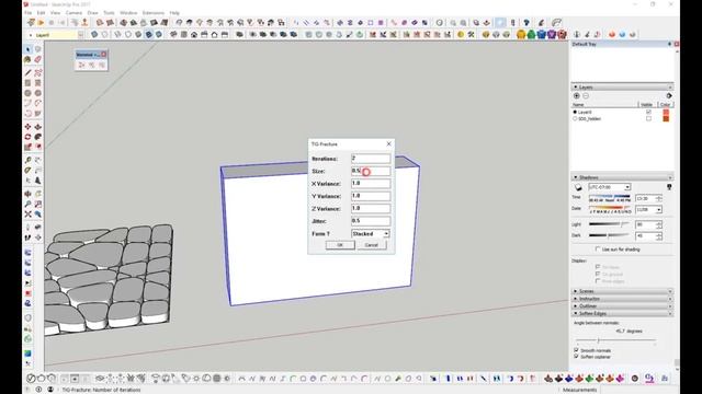 Стена из камня в SketchUp и V ray смотреть онлайн
