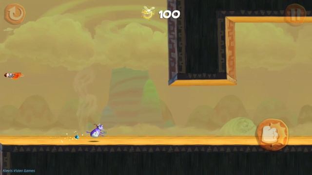 Rayman Fiesta Run - Gameplay Walkthrough - Part 11 Level 4 - 6 Candy  Lvl 3-4 Shooter iOSAndroi