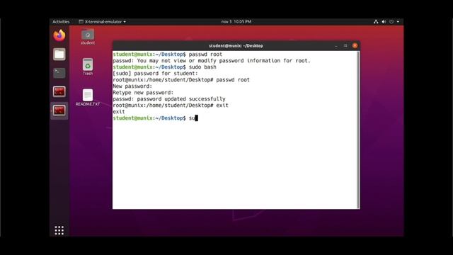 How to change/assign root password in Ubuntu/Linux if forgotten with the normal user ✌ смотреть онлайн