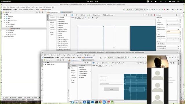 Lab 1: Getting started with Android Studio, emulator, "Hello world" смотреть онлайн