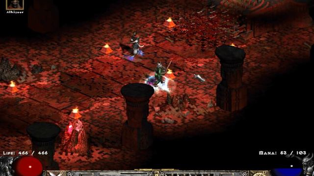 Diablo 2 Single Player: Hardcore Holy Freeze Zealot Untwinked Part 1 смотреть онлайн