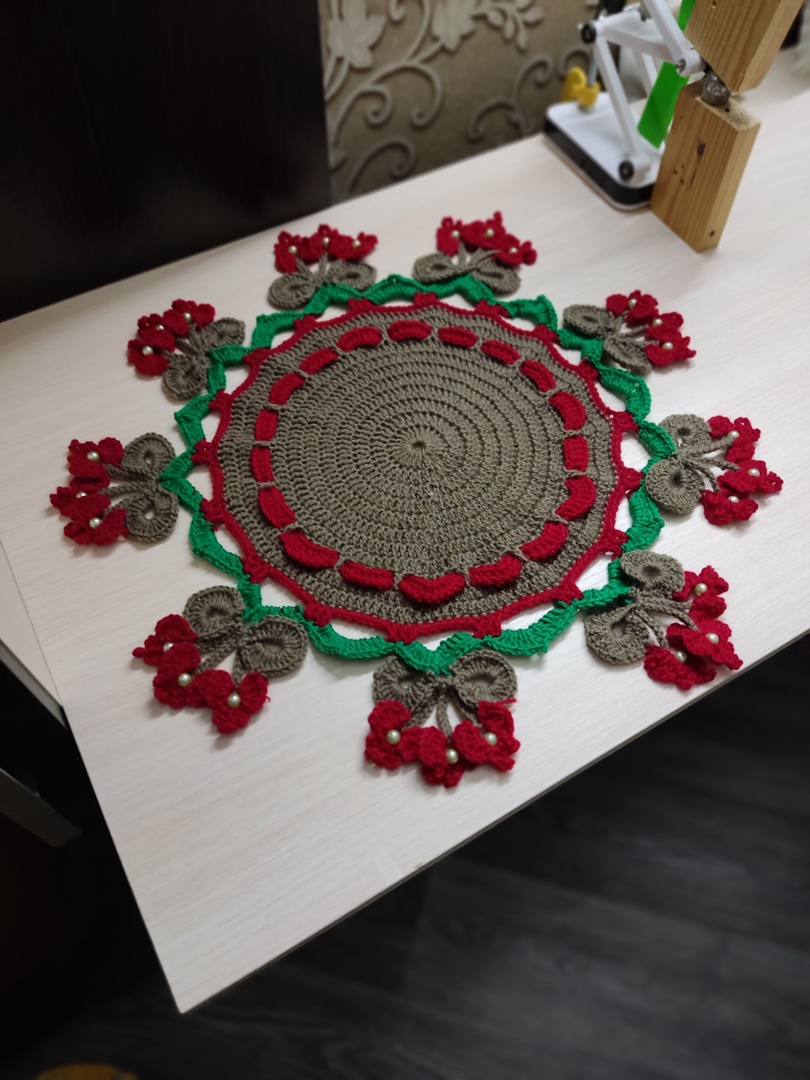 Салфетка Sabrinа !вяжем вместе! смотреть онлайн