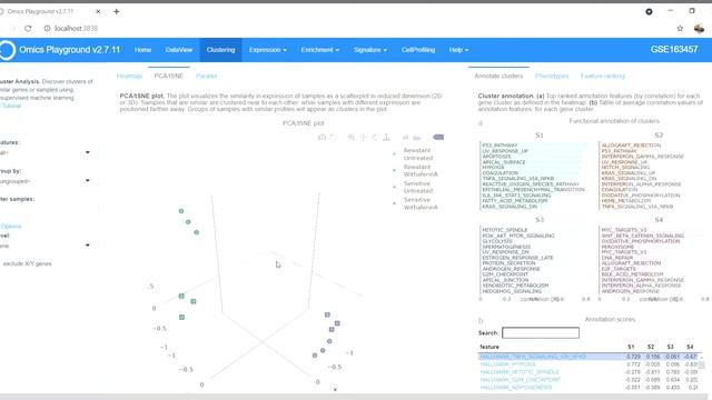 Clustering Analysis | Omics Playground (video tutorial 3) смотреть онлайн