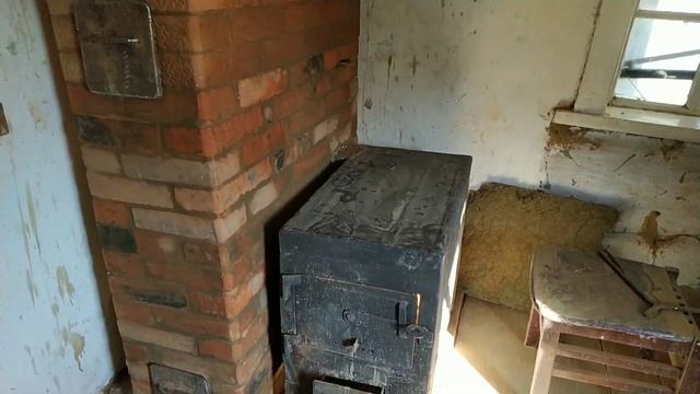 Печь буржуйка с тепловым щитком смотреть онлайн