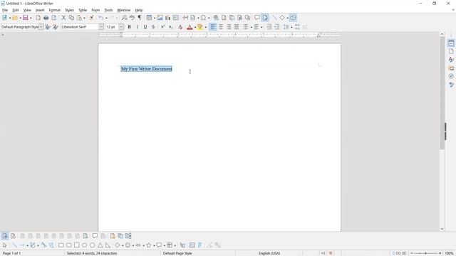 Libre Office | 02 | Writer Document смотреть онлайн