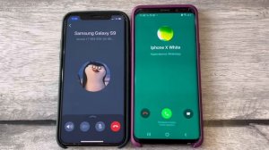 Incoming WhatsApp/Viber/Telegram Call IPhone X & Samsung Galaxy S9 Android