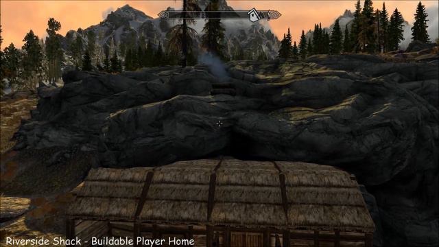 Riverside Shack - Buildable Player Home - Skyrim House Mod смотреть онлайн