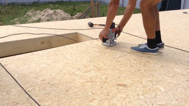 Каркасный дом. Проёмы окон и дверей. смотреть онлайн