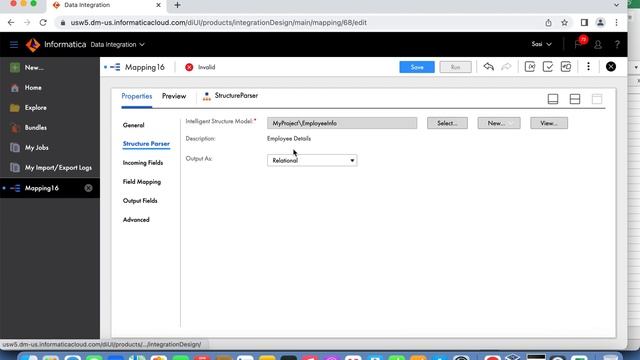 IICS | Excel file read using Structure Parser Load Target | #informatica смотреть онлайн