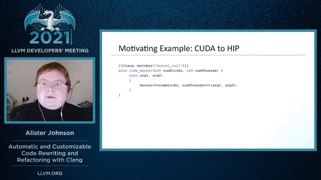 2021 LLVM Dev Mtg “Automatic and Customizable Code Rewriting and Refactoring with Clang” смотреть онлайн