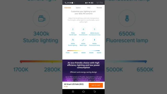 Mi Smart LED Bulb (B22) With 9W Rating, 950 Lumens Brightness, Voice Control Launched in India смотреть онлайн