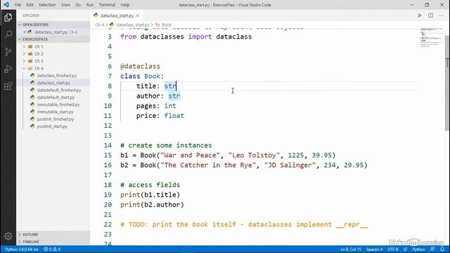 19 Defining a data class смотреть онлайн