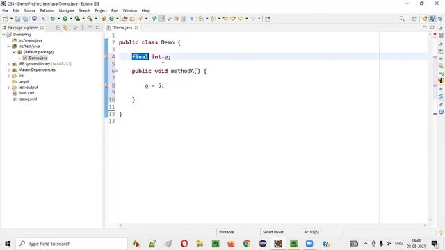 Java - Part 250 - Different ways to intialize final variables смотреть онлайн