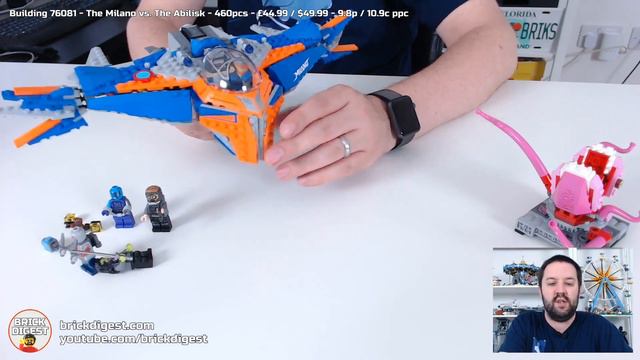 Lego Marvel Super Heroes - The Milano vs. The Abilisk 76081 : Review смотреть онлайн