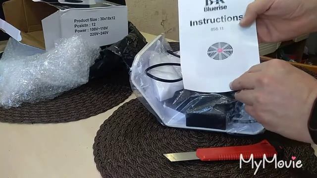 Обзор пылесоса для МАНИКЮРА SMX-858-11 с Алиэкспресс смотреть онлайн