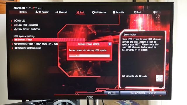Actualizando el BIOS Puente en ASRock AB350 Gaming ITX/ac para Ryzen 2000 смотреть онлайн